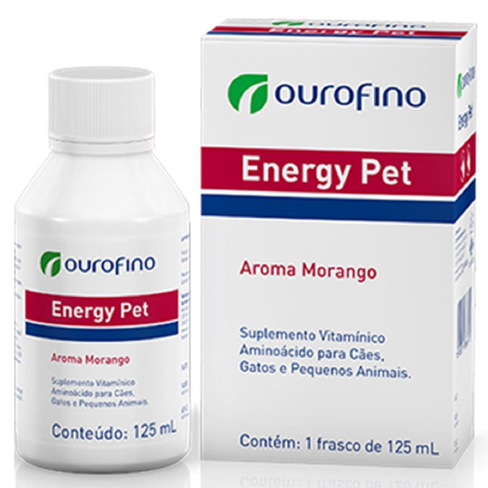Energy Pet - Suplemento Pequenos Animais - Ourofino 125ml