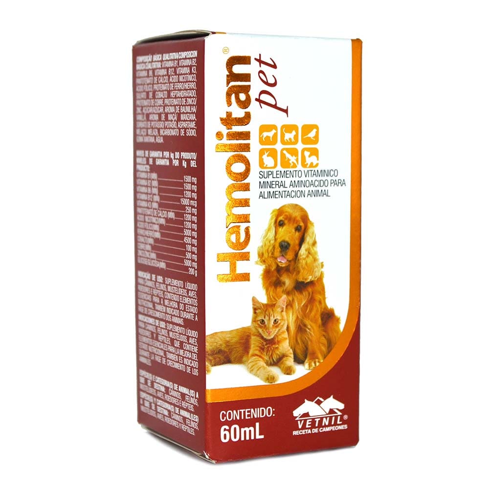 Suplemento Vitamínico Hemolitan Pet