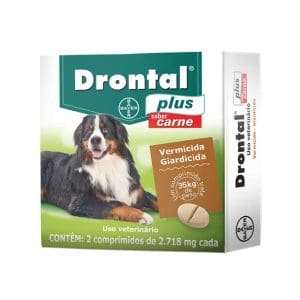 Vermífugo Bayer Drontal Plus Sabor Carne - Cães 10 Kg